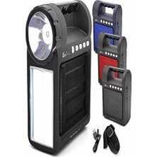 Orvessa Uzun Süreli Kullanım Için Telefon Standlı Bluetooth ve Fm Radyolu El Feneri