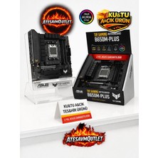 Asus Tuf Gamıng B650M-PLUS Amd B650 Am5 Ddr5 6400 Dp Hdmı 2x M2 Usb3.2 Aura Rgb 2.5gbit Lan Matx (Tuf Gamıng B650M-PLUS) Anakart