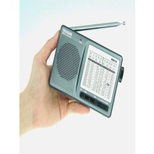 Orvessa Tecsun Çok Bantlı Taşınabilir Analog Radyo ile Dünya Radyolarını Keşfet Alarm Saatli Radyo