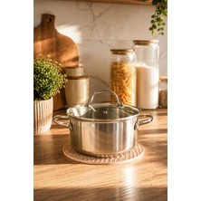 Porsima 31012-1 Silikon Yuvarlak Nihale 20CM Krem
