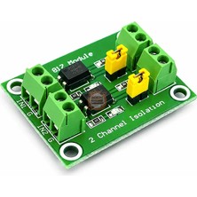 Meon Robotik Otomasyon Optokuplör Modülü 2 Kanal PC817 3.6-30V – Sinyal Izolasyonu