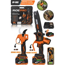 Ridepro RP-1003 2’li Profesyonel Bahçe Seti Makas+Testere