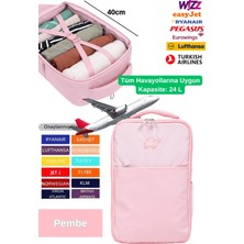 Jet Turtle Seyahat Sırt Çantası 40CM 40X25X15 cm Pegasus, Wizz Air, Ryanair, El Valizi Koltuk Altı Valizi