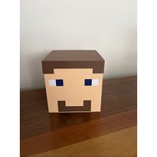 Orvessa Sevimli Minecraft Steve Gece Lambası Masa ve Gece Lambası