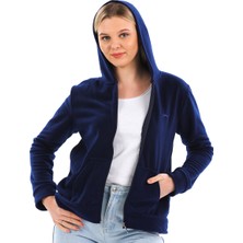 Slazenger Kadın Polar Sweatshirt Lacivert Düz Desen Mevsimlik Rahat Kesim ST21WK017-333