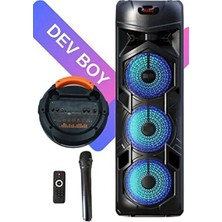 Orvessa Büyük Boy Işıklı Party Bluetooth Hoparlör, Taşınabilir ve Şarjlı Ses Sistem