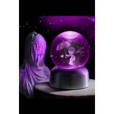 Normadia Vaelmont Kristal Küre Küçük Prens Temalı Rgb LED Dekoratif Işık Masa ve Gece Lambası