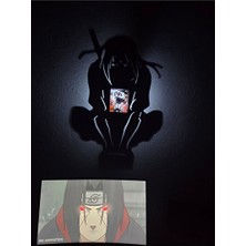 Orvessa Naruto Itachi Gölge Lambası, Anime Severler Için Dekoratif Işık Masa ve Gece Lambası