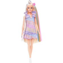 Aesco Barbıe Upuzun Muhteşem Saçlı Bebekler™ Bebek Barbie Upuzun Muhteşem Saçlı Bebekler Serisi Bebek ve Aksesuarları, 2 Farklı Kombiniyle Upuzun Saçlı Sarışın Bebek JCT72