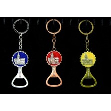 Aesco Metal Galata Kulesi Anahtarlık ve Açacak Model 2