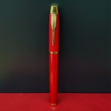 Aesco Metal Kırmızı Roller Kalem