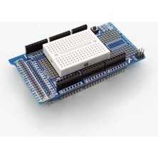 Robotistan Arduino için Mini Breadboardlu Mega 2560 R3 Proto Shield Kiti