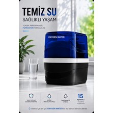 Oxygen Water Tezgah Altı Su Arıtma Cihazı 280 Litre 15 Aşamalı Mineral Takviyeli Çelik Tanklı