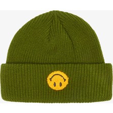 Market Smiley Upside Down Erkek Haki Bere