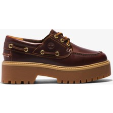 Timberland Stone Street 3 Eye Kadın Kahverengi Tekne Ayakkabısı