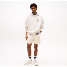 Tommy Hilfiger Jeans Classic Erkek Bej Sweatshirt