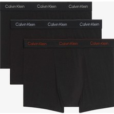 Calvin Klein Relaxed Fit 3' Lü Erkek Siyah Boxer