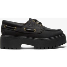 Timberland Stone Street 3 Eye Kadın Siyah Ayakkabı