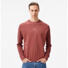 Calvin Klein Jeans Erkek Mor Triko