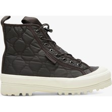 Superga 2644 Alpina Quilted Nylon Kadın Siyah Sneaker