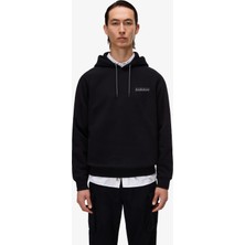 Napapijri B-Back Graphic Erkek Siyah Sweatshirt