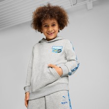 Puma Hot Wheels Graphic Çocuk Gri Sweatshirt