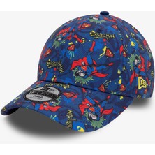 New Era Dc Superman All Over Print 9forty Çocuk Mavi Şapka