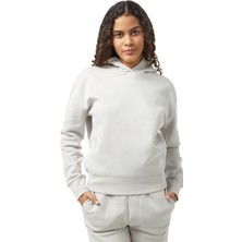 Calvin Klein Premium Essentials Kadın Gri Sweatshirt