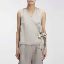 Calvin Klein Kadın Bej Tshirt
