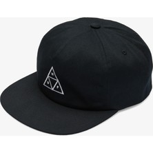 Huf Set Triple Triangle Unisex Siyah Şapka