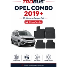 Trobus Opel Combo 2019 ve Sonrası Otomatik Vites 2d Havuzlu Paspas