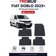 Trobus Fiat Doblo 2023 ve Sonrası 5 Koltuk 2d Havuzlu Paspas