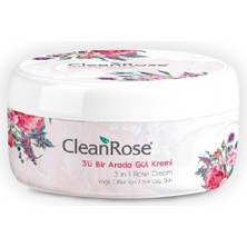 Clean Rose Yağlı Ciltlere Gül Kremi (125 ML)