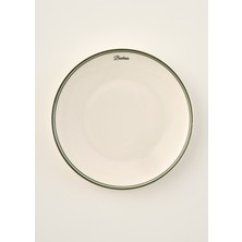 Bella Maison Bonheur Porselen Servis Tabağı Yeşil (28 Cm)