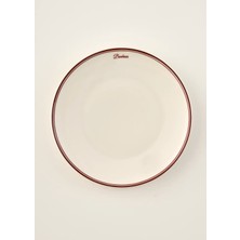 Bella Maison Bonheur Porselen Servis Tabağı Bordo (28 Cm)
