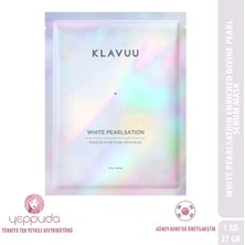 Klavuu White Pearlsation Enriched Divine Pearl Serum Mask - İnci Özlü Aydınlatıcı, Nemlendirici ve Kırışıklık Karşıtı Kağıt Yüz Maskesi