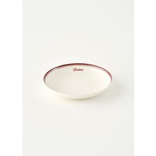 Bella Maison Bonheur Porselen Çukur Tabak Bordo (20 Cm)