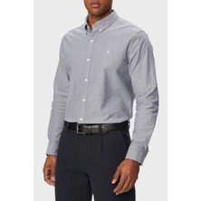 Calvin Klein Pamuklu Regular Fit Uzun Kollu Gömlek LV140EM125CEF Erkek Gömlek LV140EM125 Cef