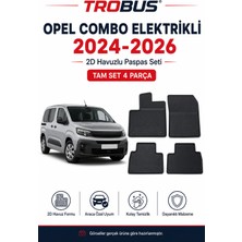 Trobus Opel Combo Elektrikli 2024-2026 Uzun Şasi Xl 2d Havuzlu Paspas