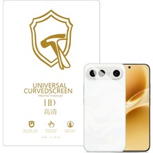 Microcase Vivo X300 Fe ile Uyumlu Full Tpu Nano Arka Ekran Koruma Filmi - EKM102