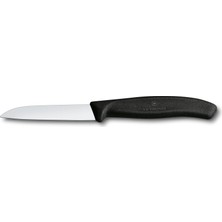 Victorinox 6.7403 Soyma Bıçağı 8cm Düz Ağız Swissclassic Siyah