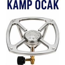 ByKurt Kamp Ocağı Portatif Gaz Kartuş Uyumlu Piknik Ocağı