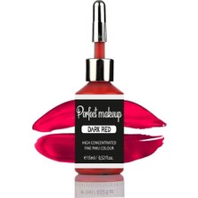 Perfect Makeup Kalıcı Makyaj Boyası - Dark Red (Koyu Kırmızı) 15ML