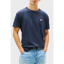 Tommy Jeans Pamuk Karışımlı Regular Fit Bisiklet Yaka T Shirt Erkek T Shirt DM0DM22667 C1G