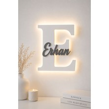 Design 4N LED Işıklı Kişiye Özel Harf Dekoru | Bebek & Çocuk Odası Duvar ve Kapı Süsü