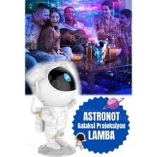 Normadia Vaelmont Galaxy Çocuk Yatak Odası Projektörü - Rüya Gibi Nebula Işıklar Masa ve Gece Lambası