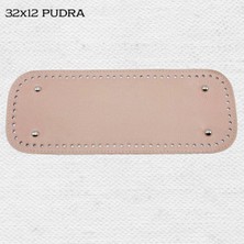 Oxford İplik Dikişli Perçinli Çanta Tabanı 32X12 Pudra