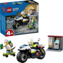 Nilly Toys 60455 LEGO City Polis Motosikleti Takibi 65 Parça +4 Yaş