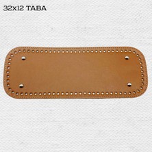 Oxford İplik Dikişli Perçinli Çanta Tabanı 32X12 Taba