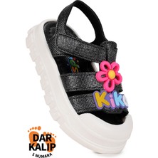 Kiko Kids Jelly Simli Hafif Taban Kız Çocuk Sandalet (1 NUMARA BÜYÜK ALINIZ)